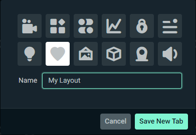 Naming popup for Streamlabs Desktop Layout Editor
